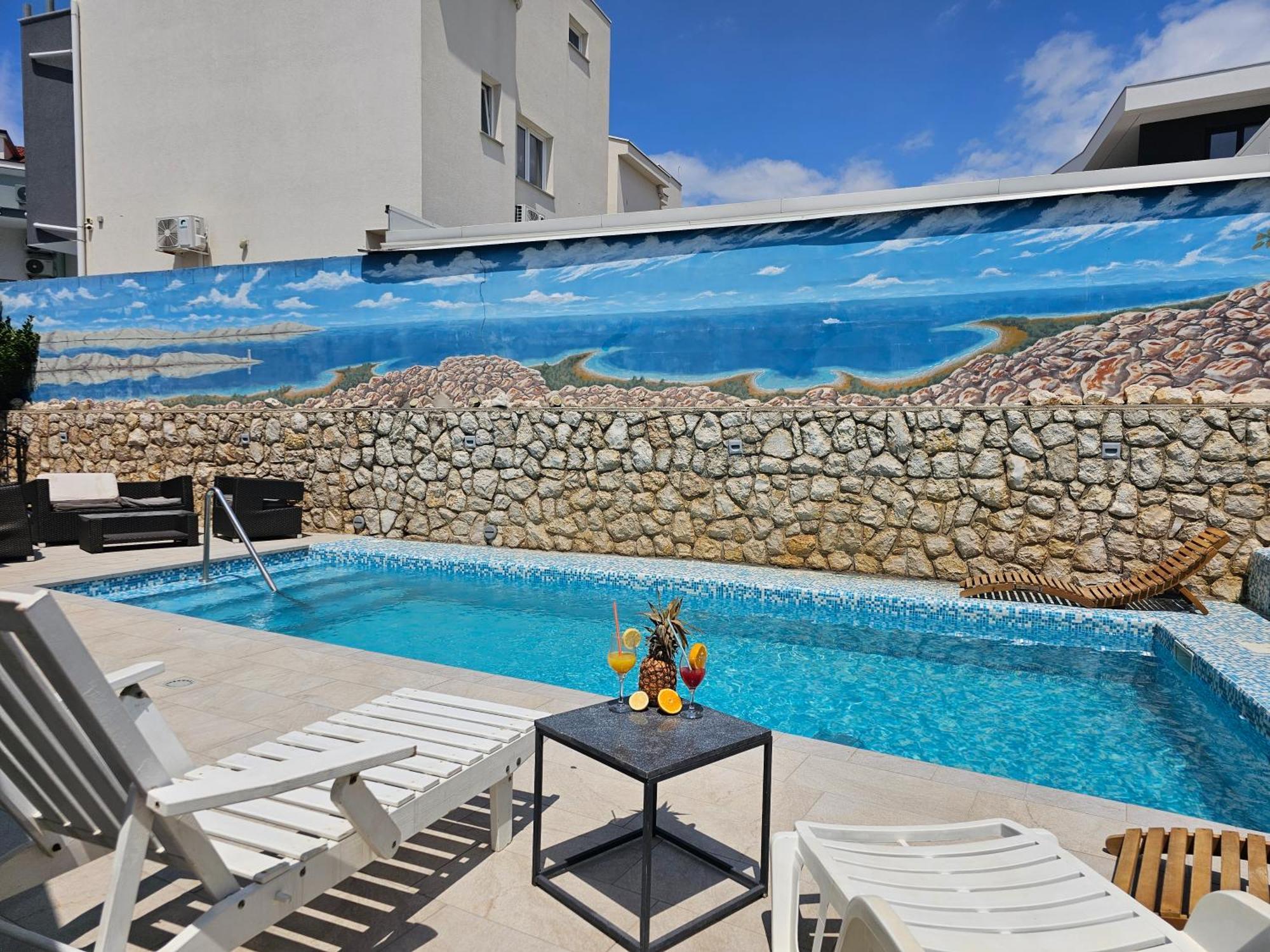 The Golden Grotto Apartments Novalja Exterior photo